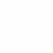 Roers Companies logo featuring a stylized white building icon above the brand name.